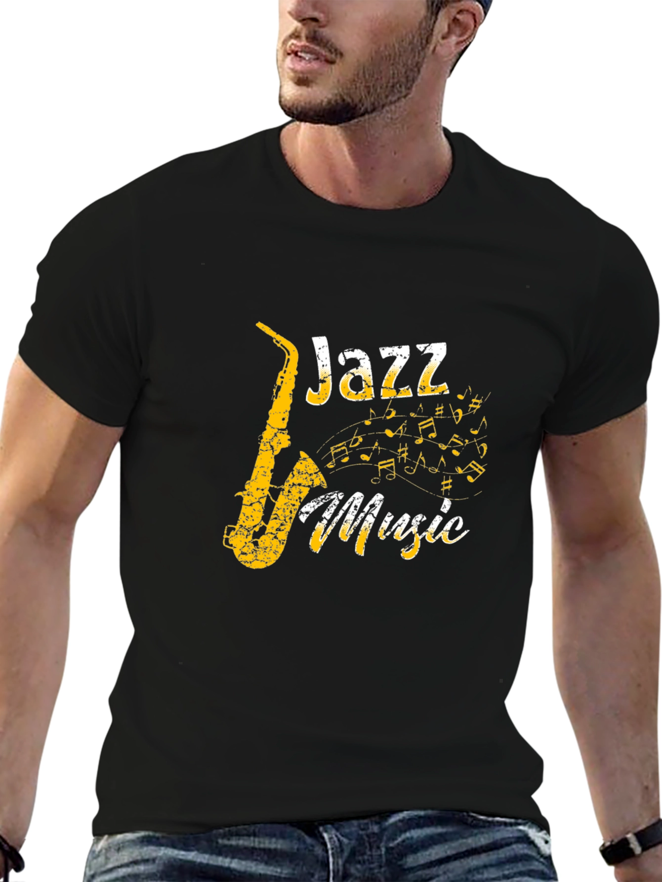 Jazz Music Black T-Shirt