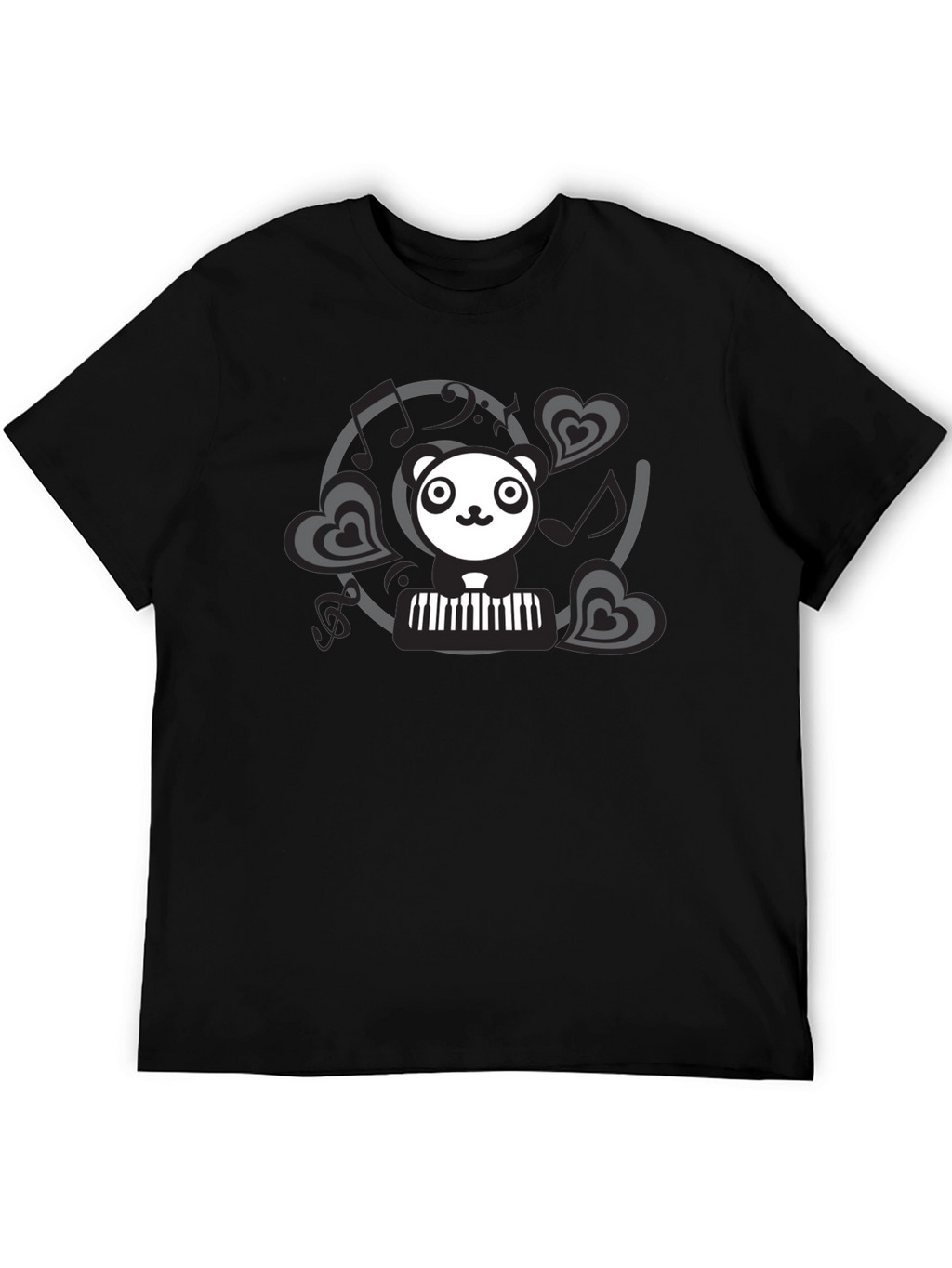 Piano Panda Graphic Tee
