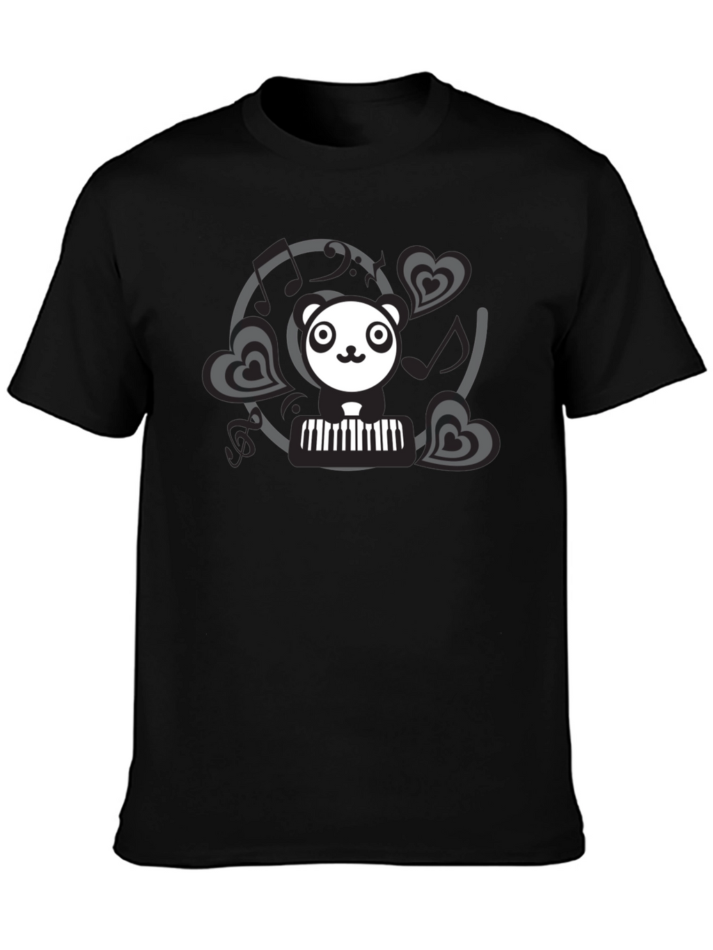 Piano Panda Graphic Tee