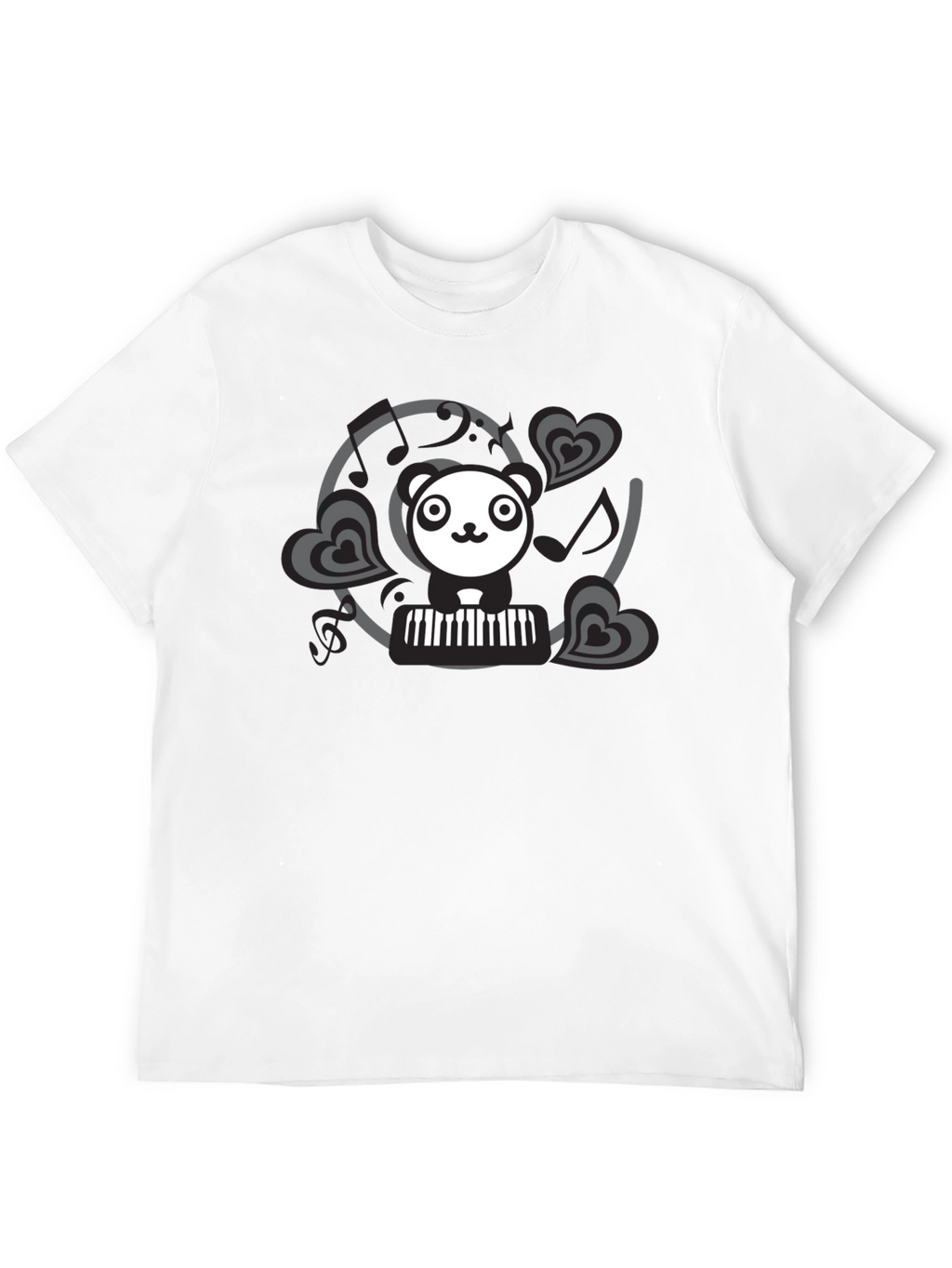 Piano Panda Graphic Tee