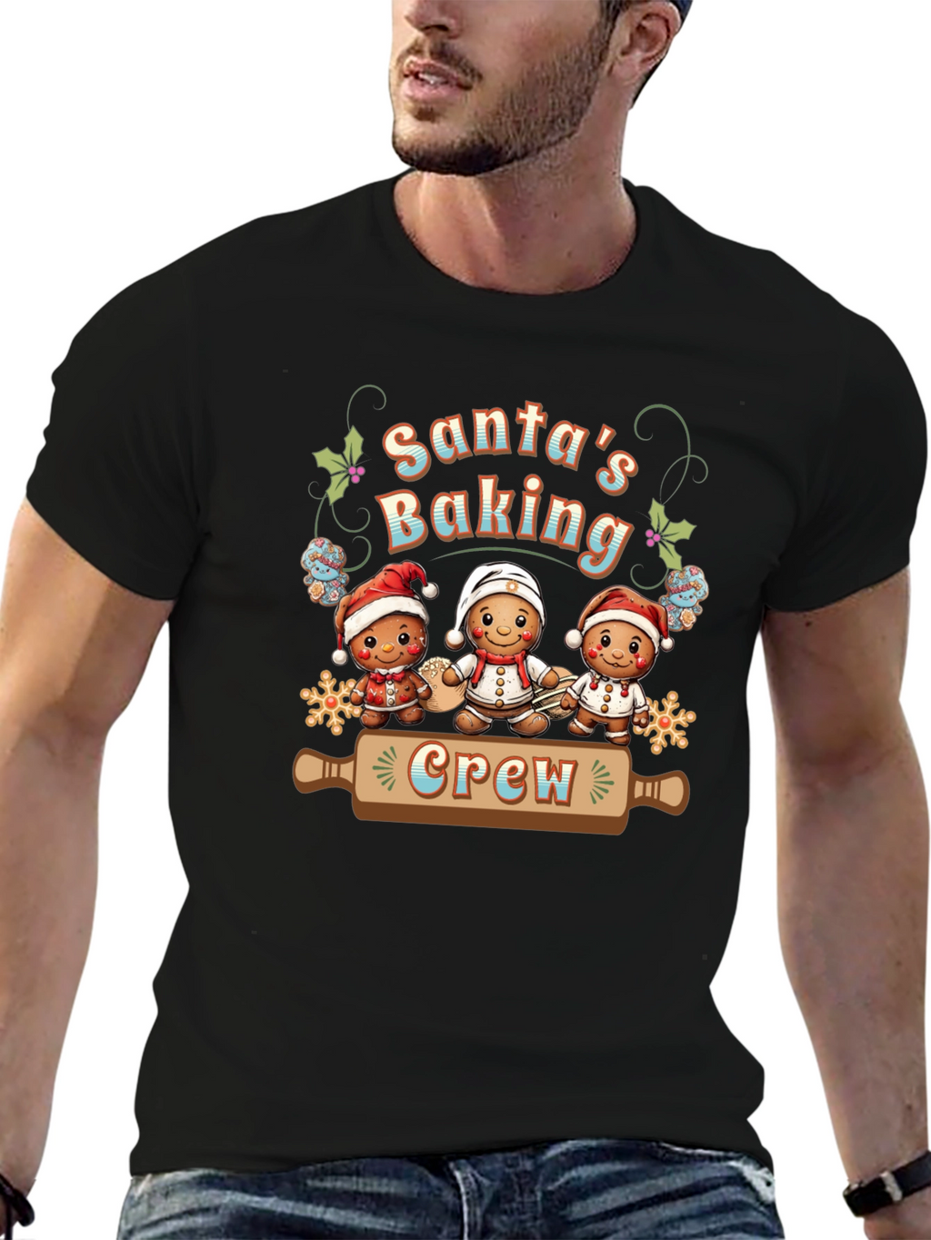 Santas Baking Crew Graphic Tee