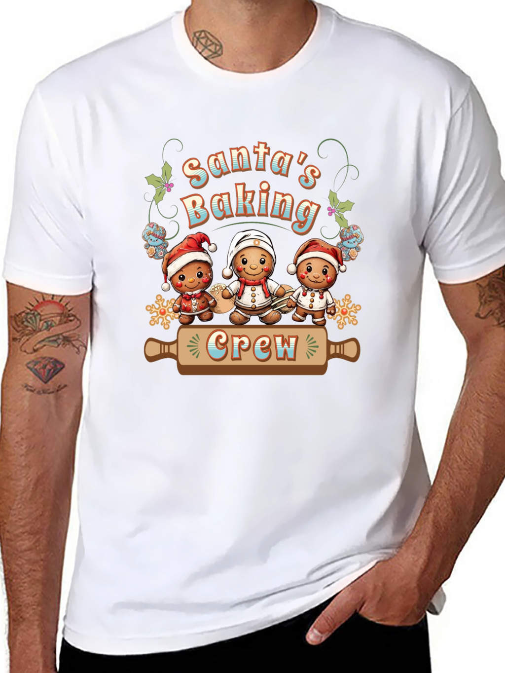 Santas Baking Crew Graphic Tee