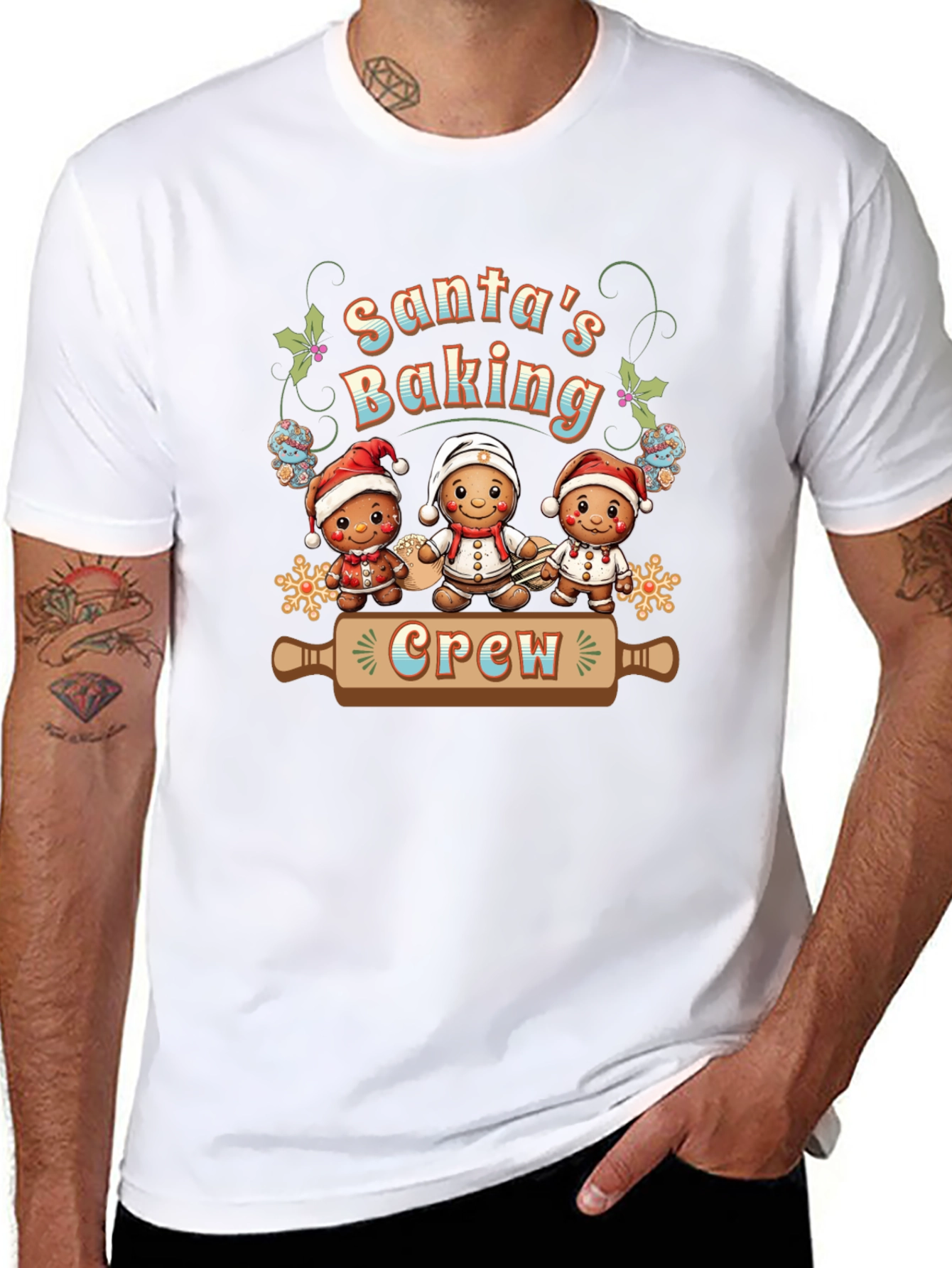 Santas Baking Crew Graphic Tee