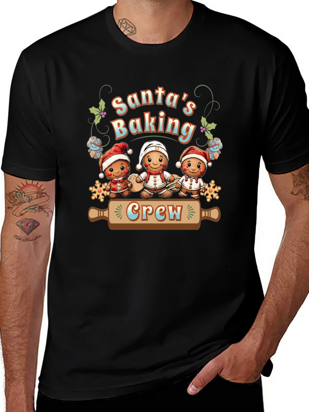 Santas Baking Crew Graphic Tee