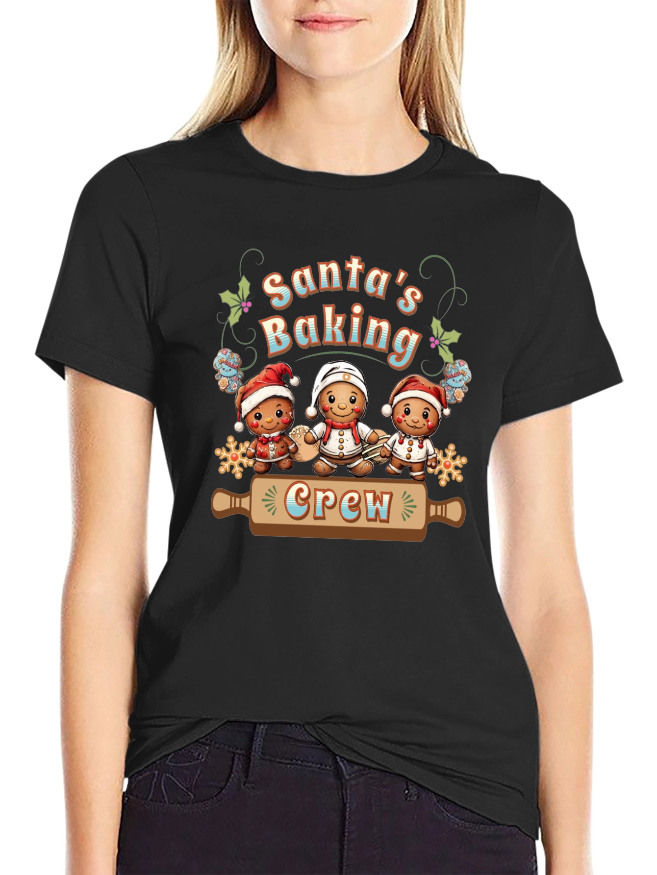 Santas Baking Crew Graphic Tee