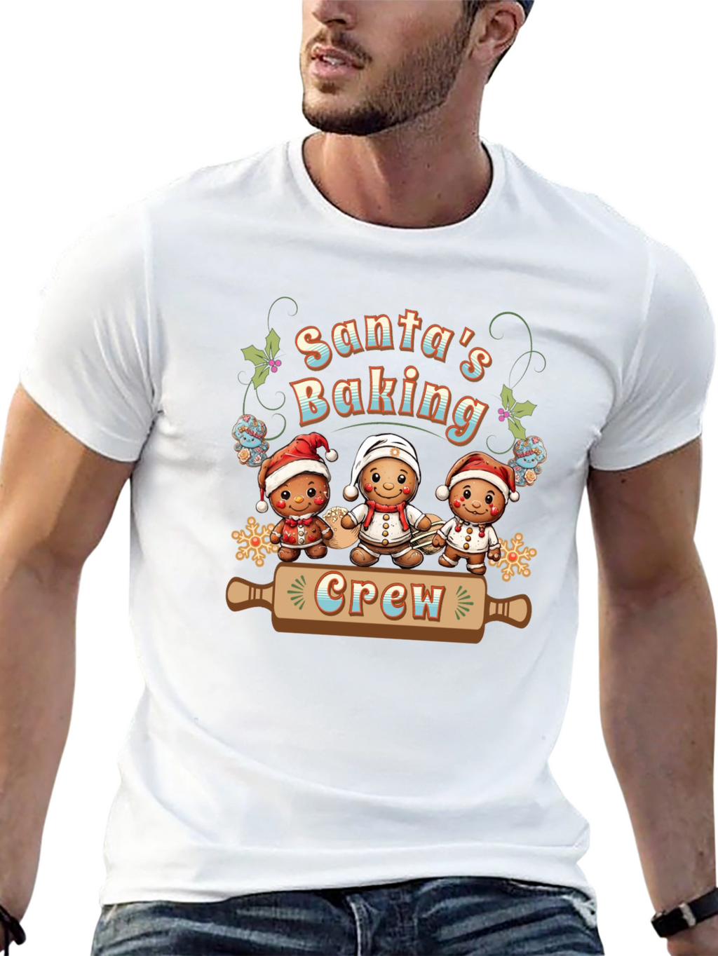 Santas Baking Crew Graphic Tee