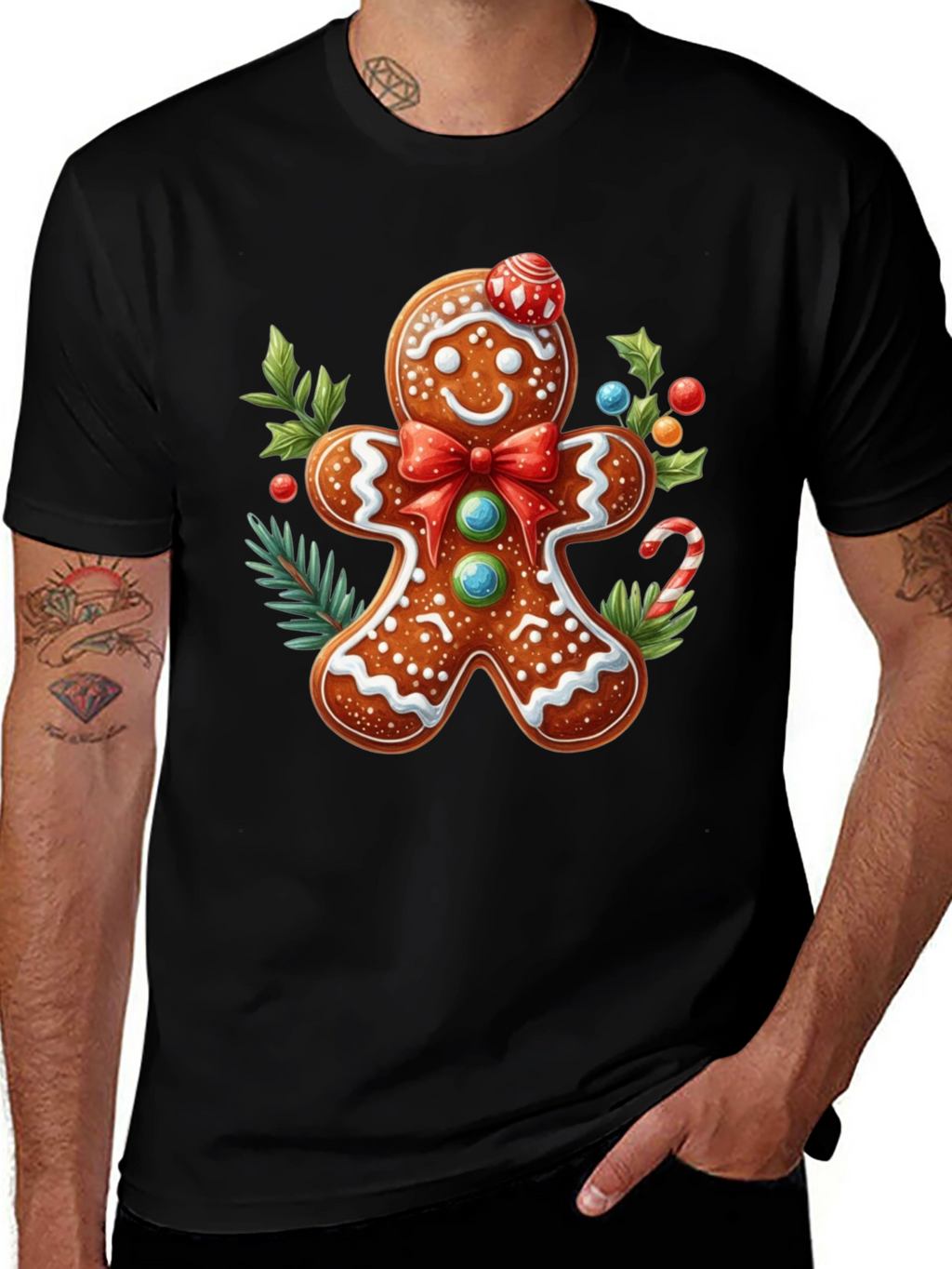 Gingerbread Man Christmas T-Shirt