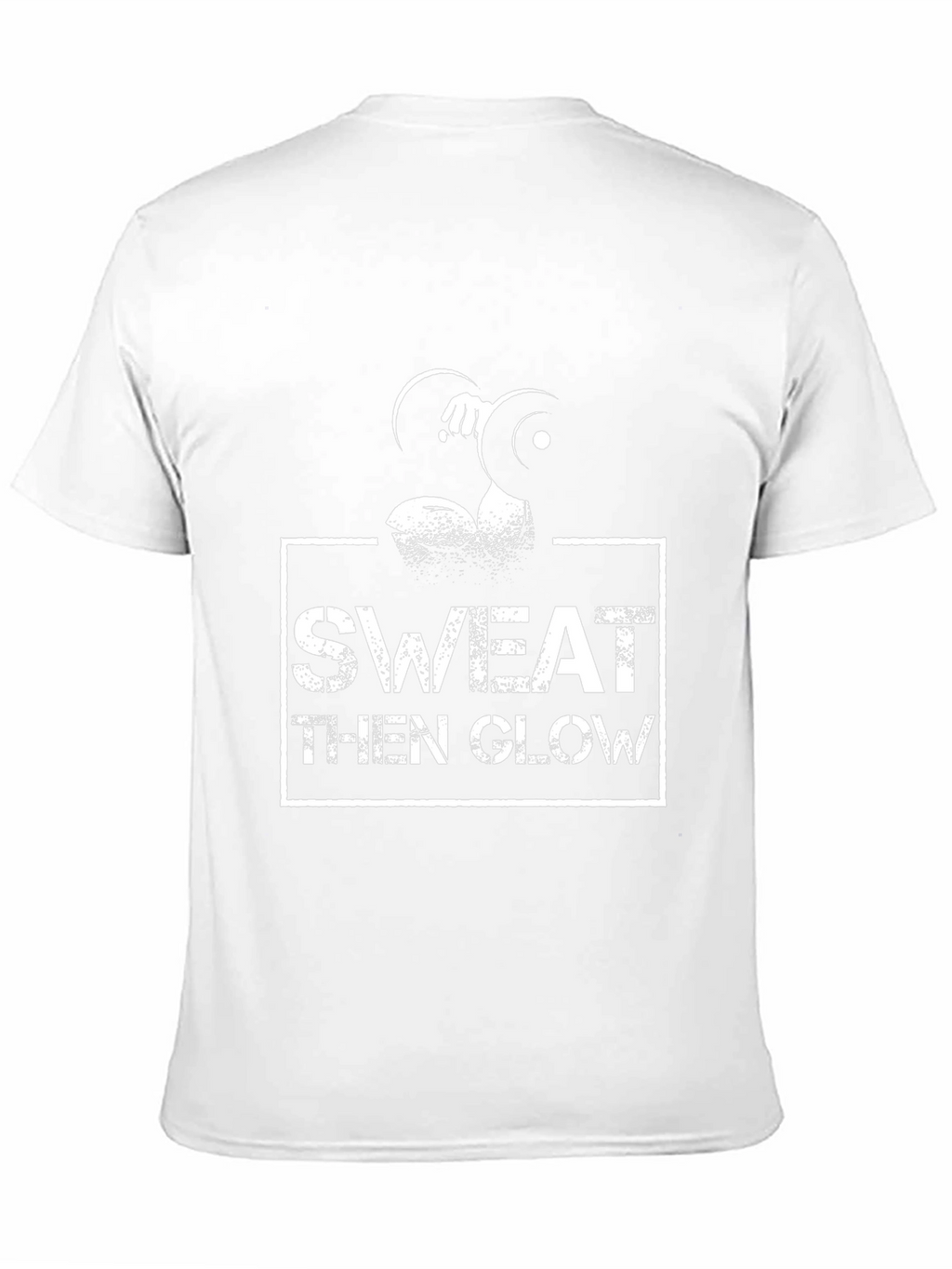 Sweat Then Glow Graphic Tee - Gym Motivation