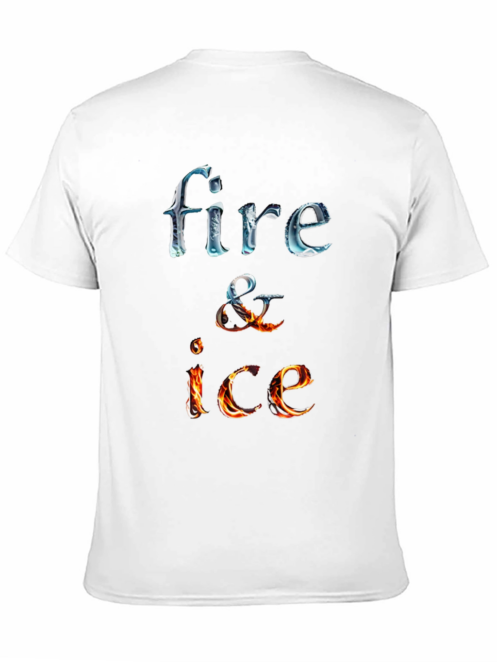 Fire and Ice Graphic Tee - Cool Design T-Shirt