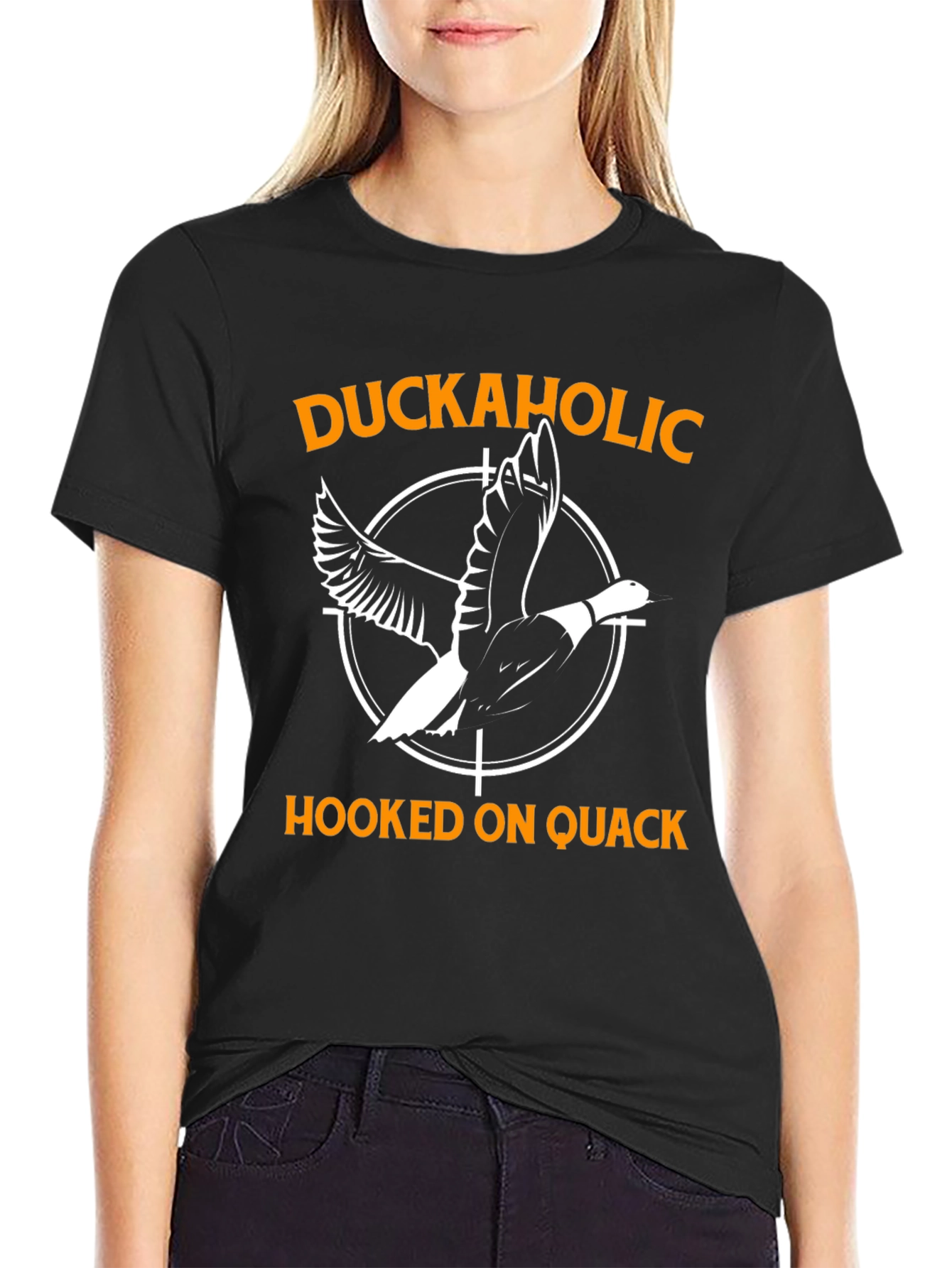 Duckaholic T-Shirt - Hooked on Quack Hunting Tee
