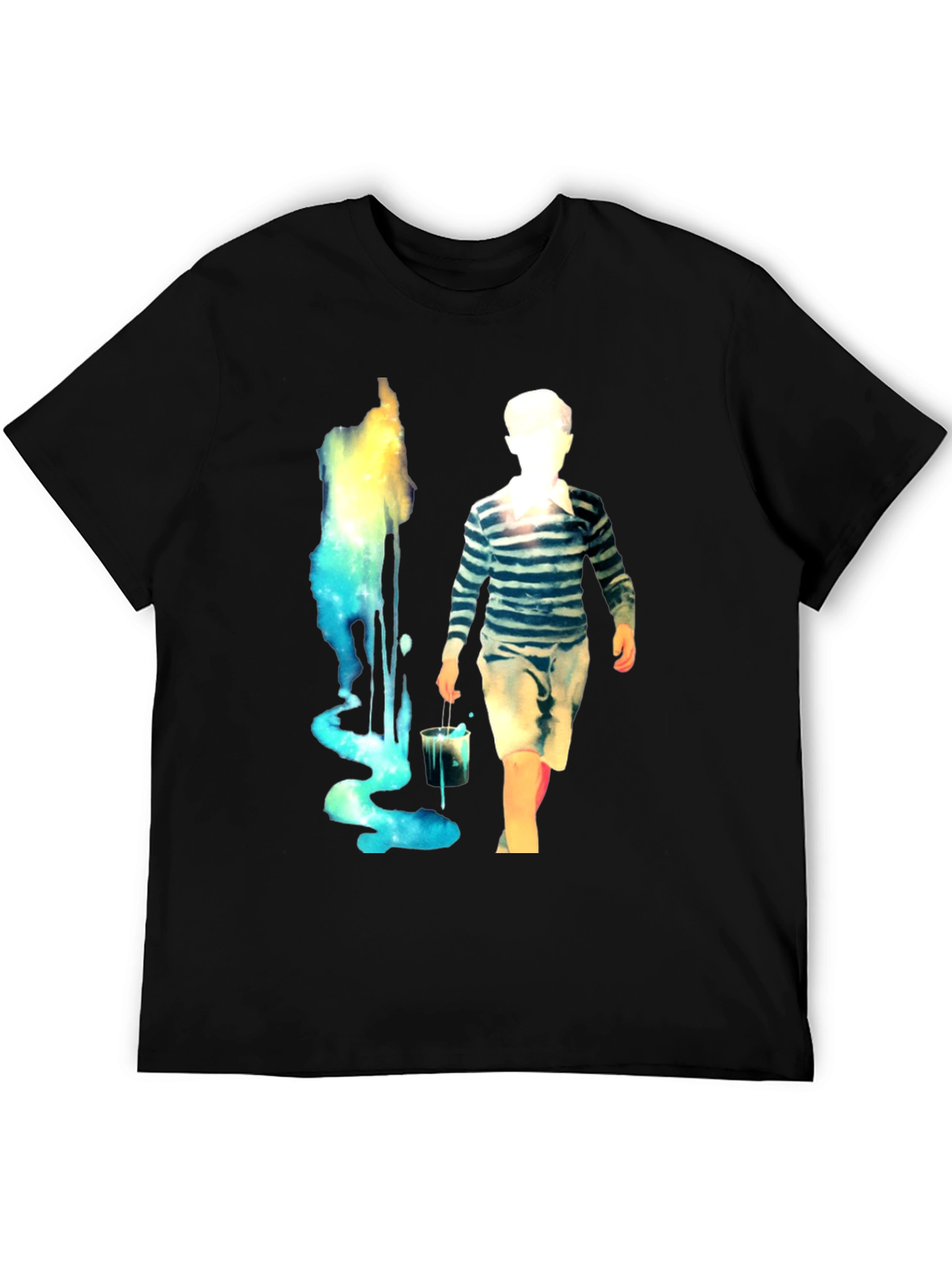 Artistic Boy with Paint T-Shirt - Unique Design