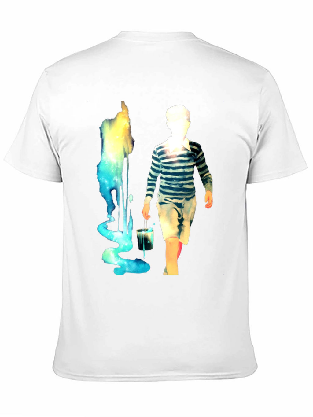 Artistic Boy with Paint T-Shirt - Unique Design
