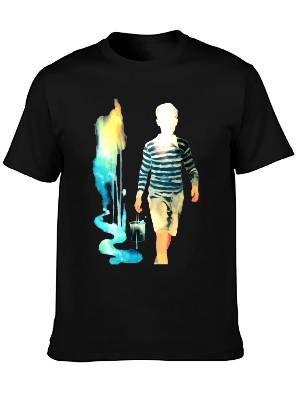 Artistic Boy with Paint T-Shirt - Unique Design