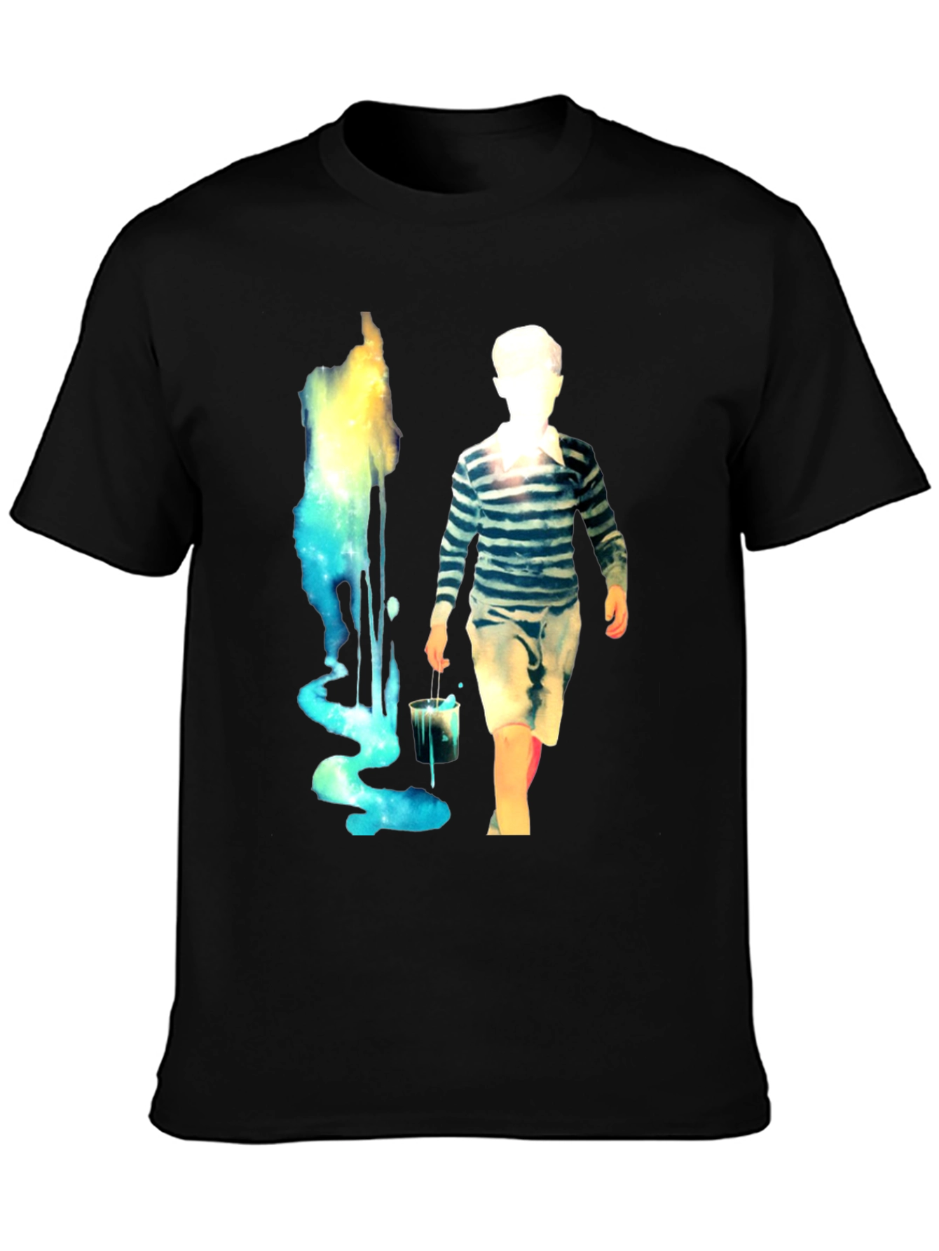 Artistic Boy with Paint T-Shirt - Unique Design