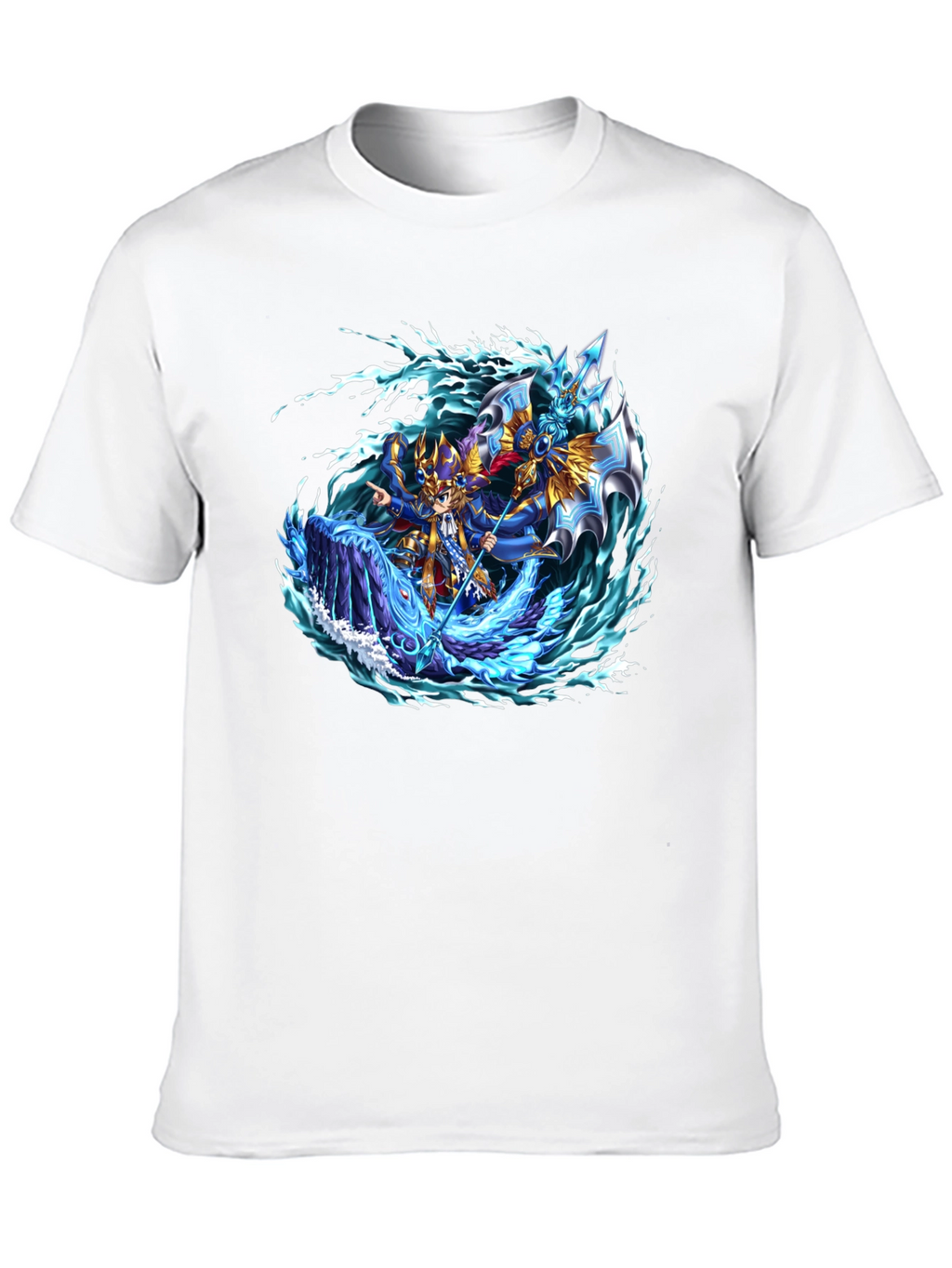 Yu-Gi-Oh! T-Shirt - Dark Magician of Chaos Water Graphic
