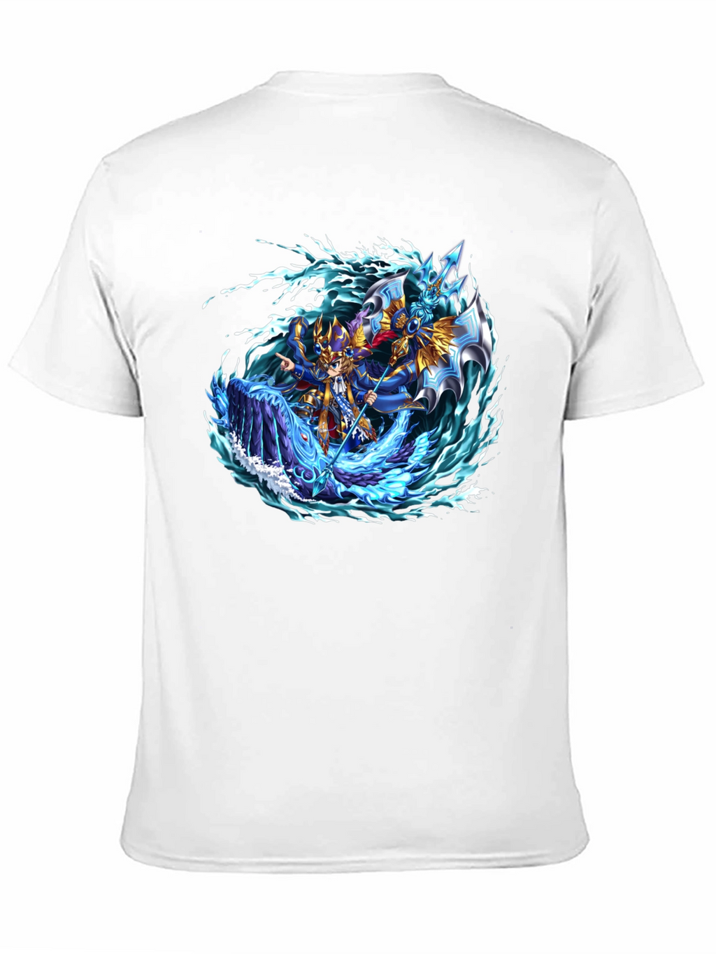 Yu-Gi-Oh! T-Shirt - Dark Magician of Chaos Water Graphic