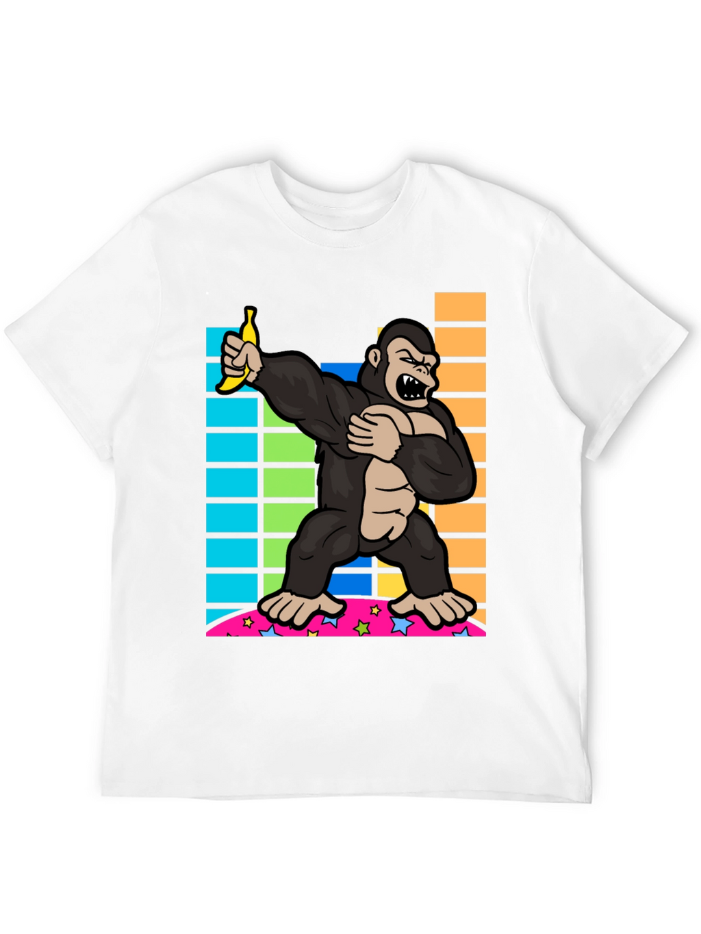 Gorilla Banana Graphic T-Shirt