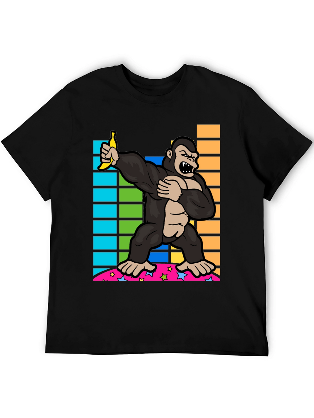 Gorilla Banana Graphic T-Shirt