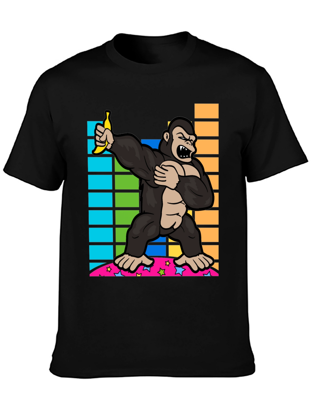 Gorilla Banana Graphic T-Shirt