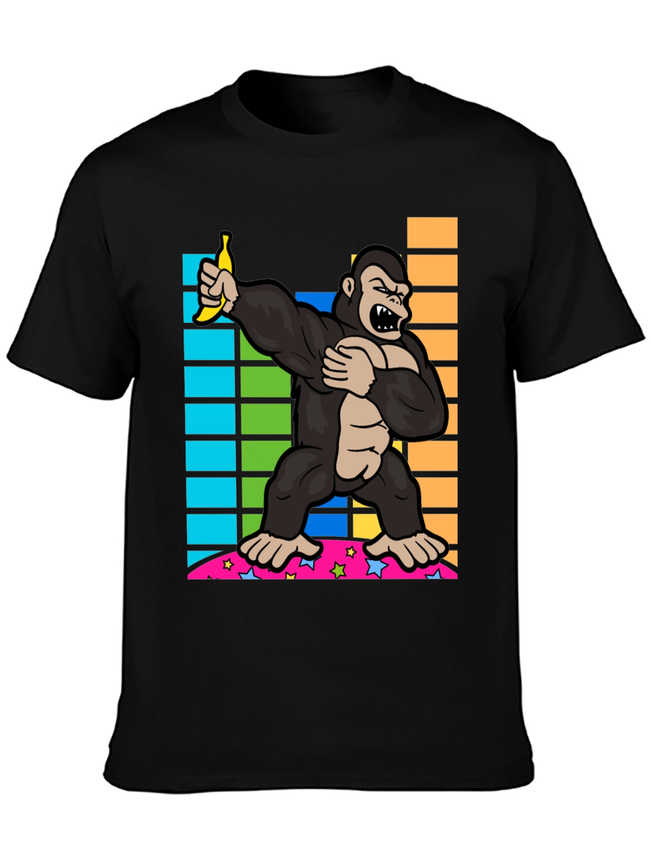 Gorilla Banana Graphic T-Shirt
