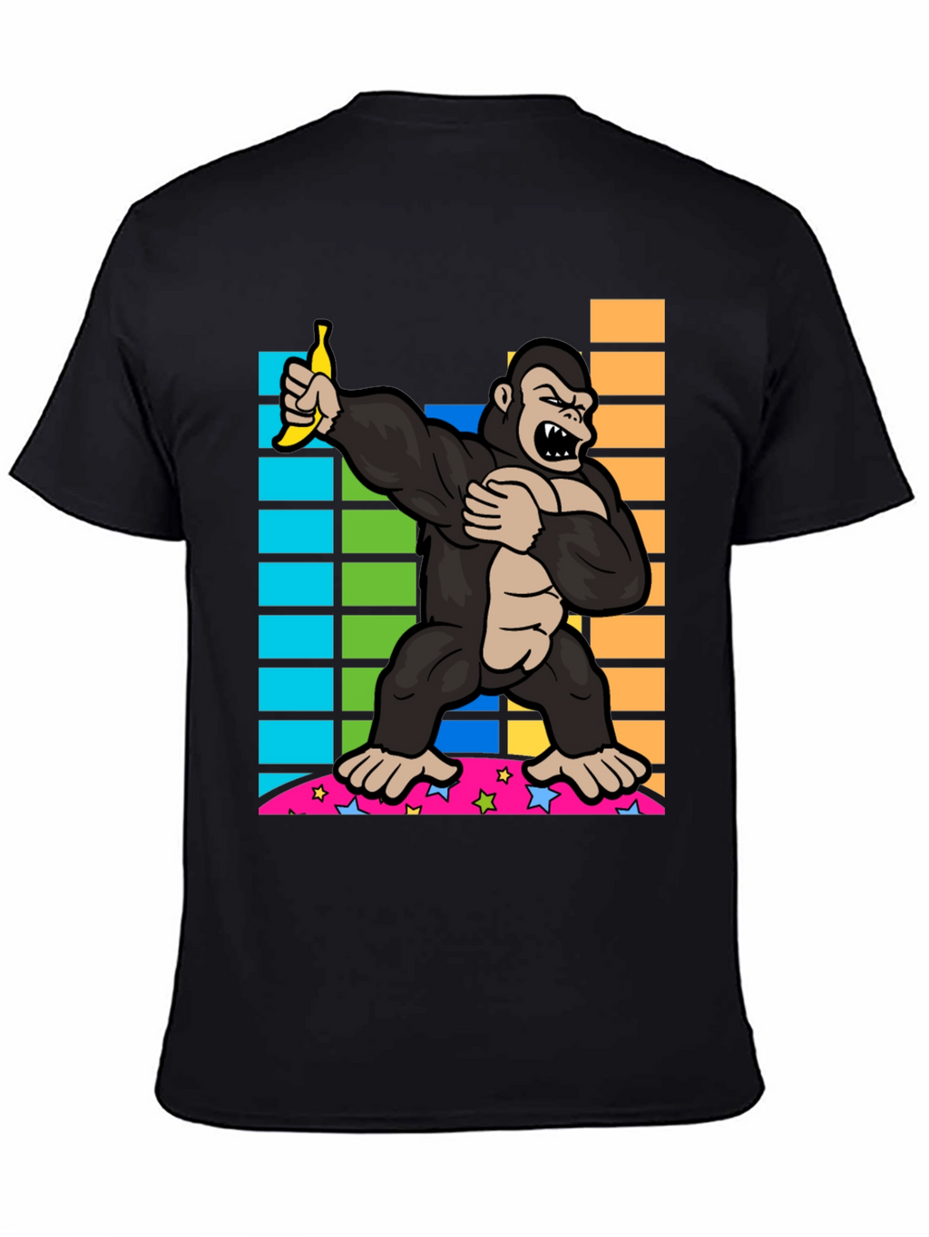 Gorilla Banana Graphic T-Shirt