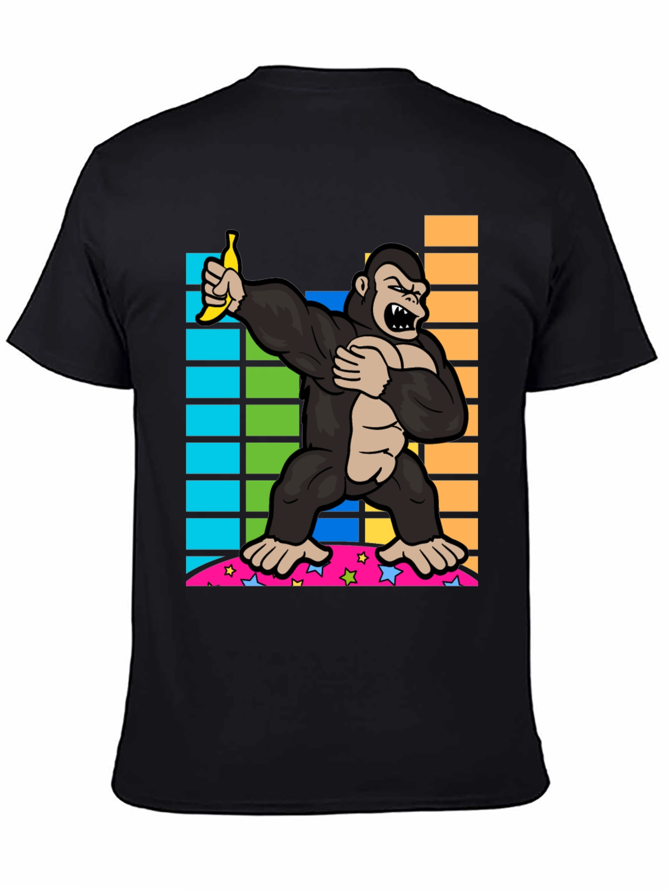 Gorilla Banana Graphic T-Shirt