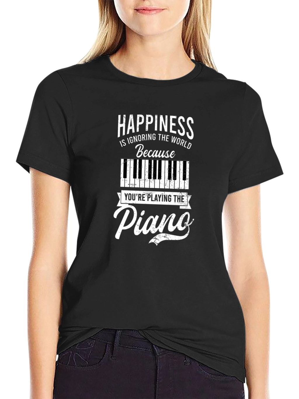 Happiness is Playing the Piano T-Shirt