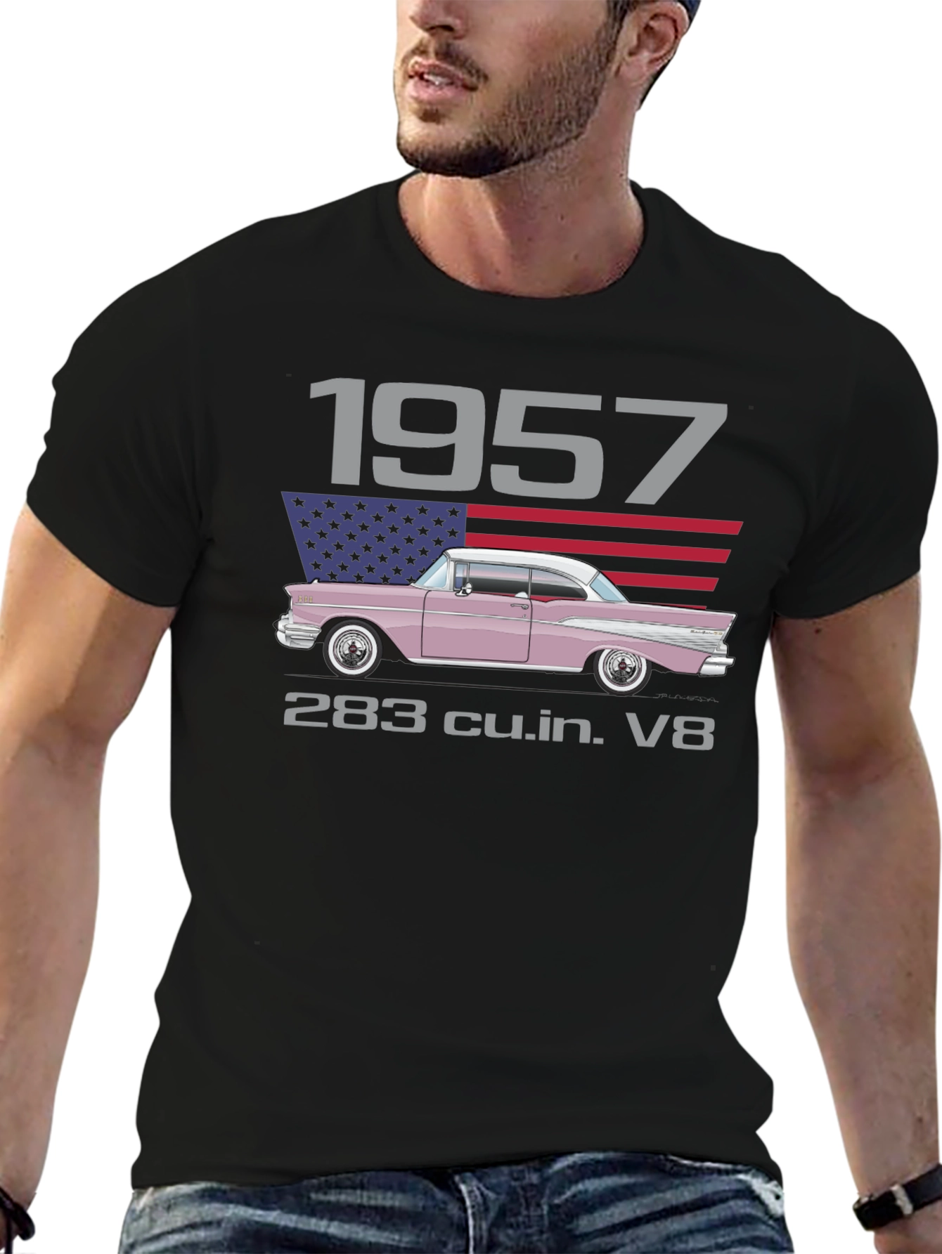1957 Classic Car T-Shirt - Cool Design!