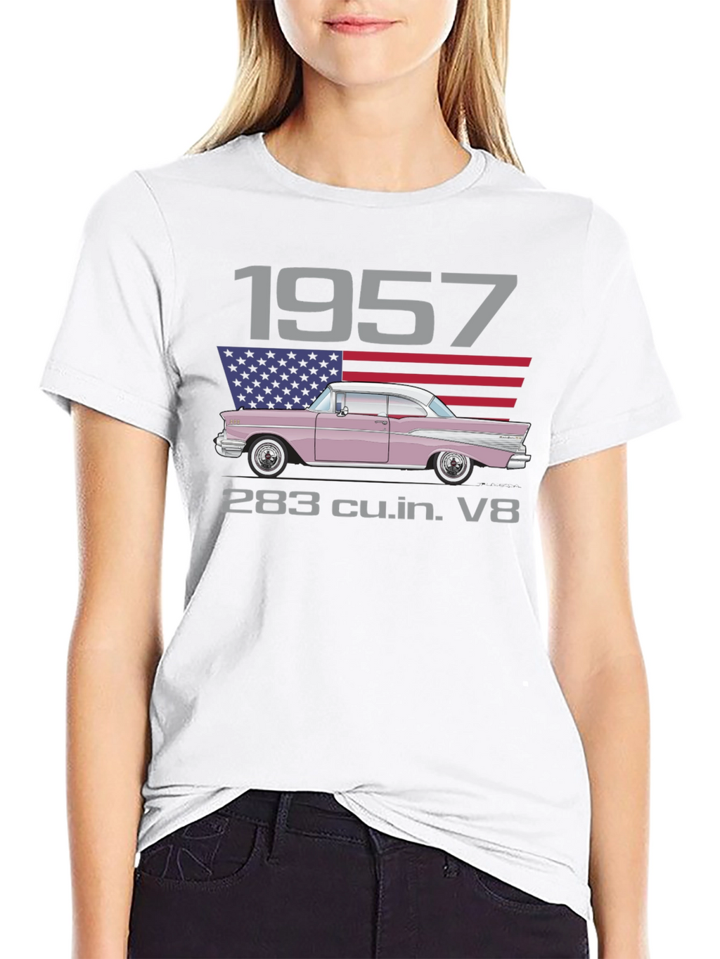 1957 Classic Car T-Shirt - Cool Design!