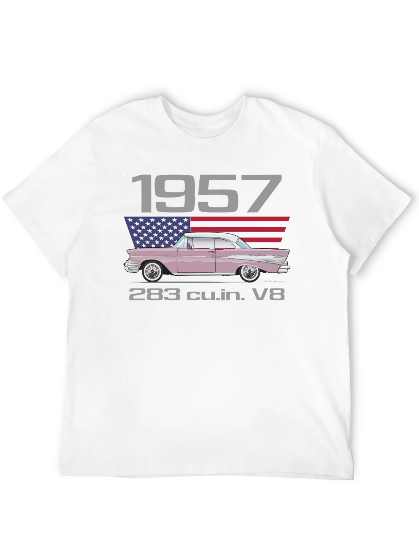 1957 Classic Car T-Shirt - Cool Design!