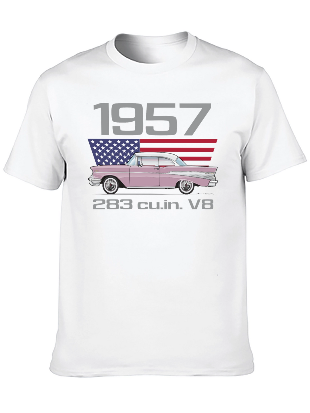 1957 Classic Car T-Shirt - Cool Design!