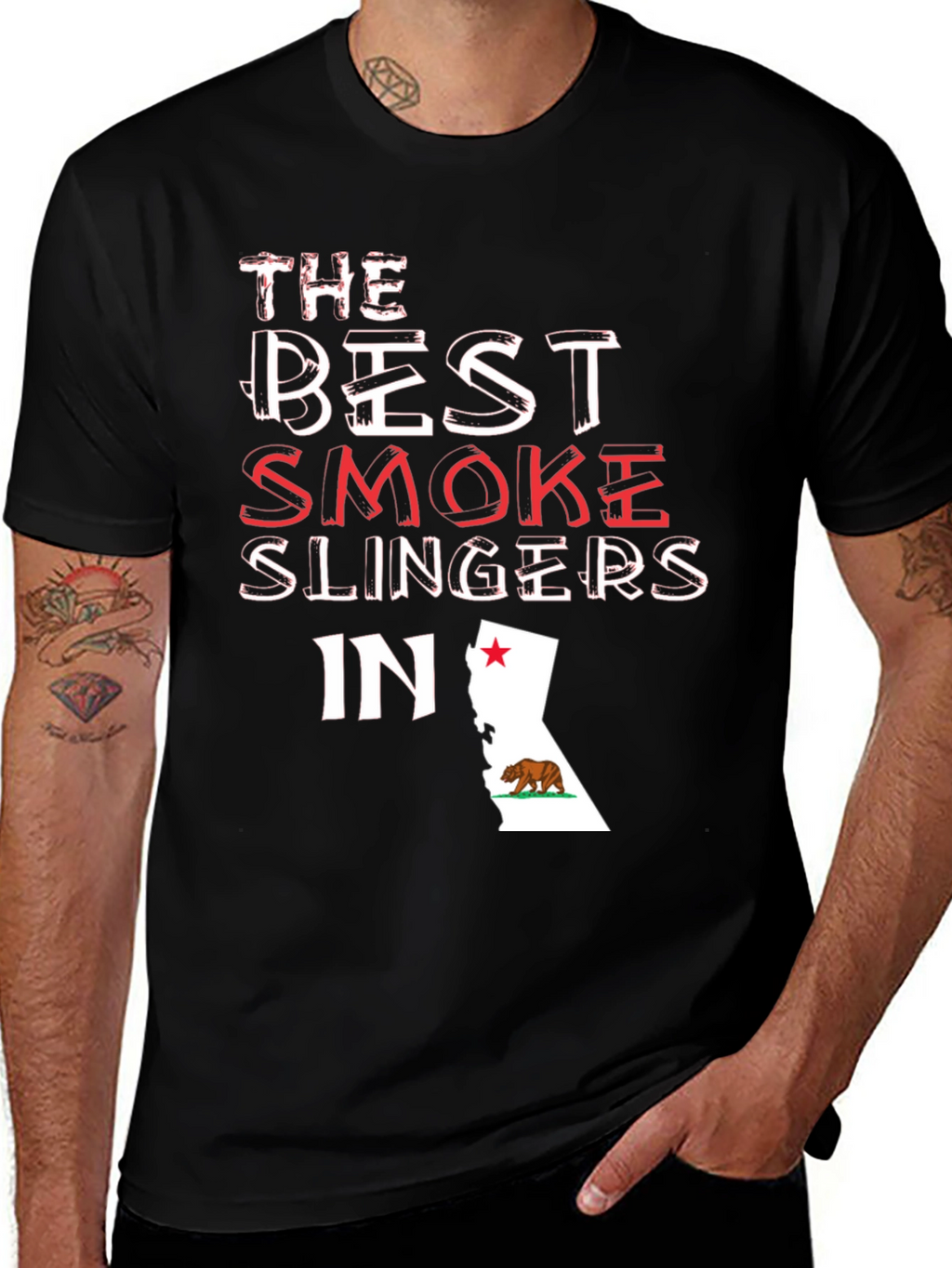 Best Smoke Slingers California T-Shirt