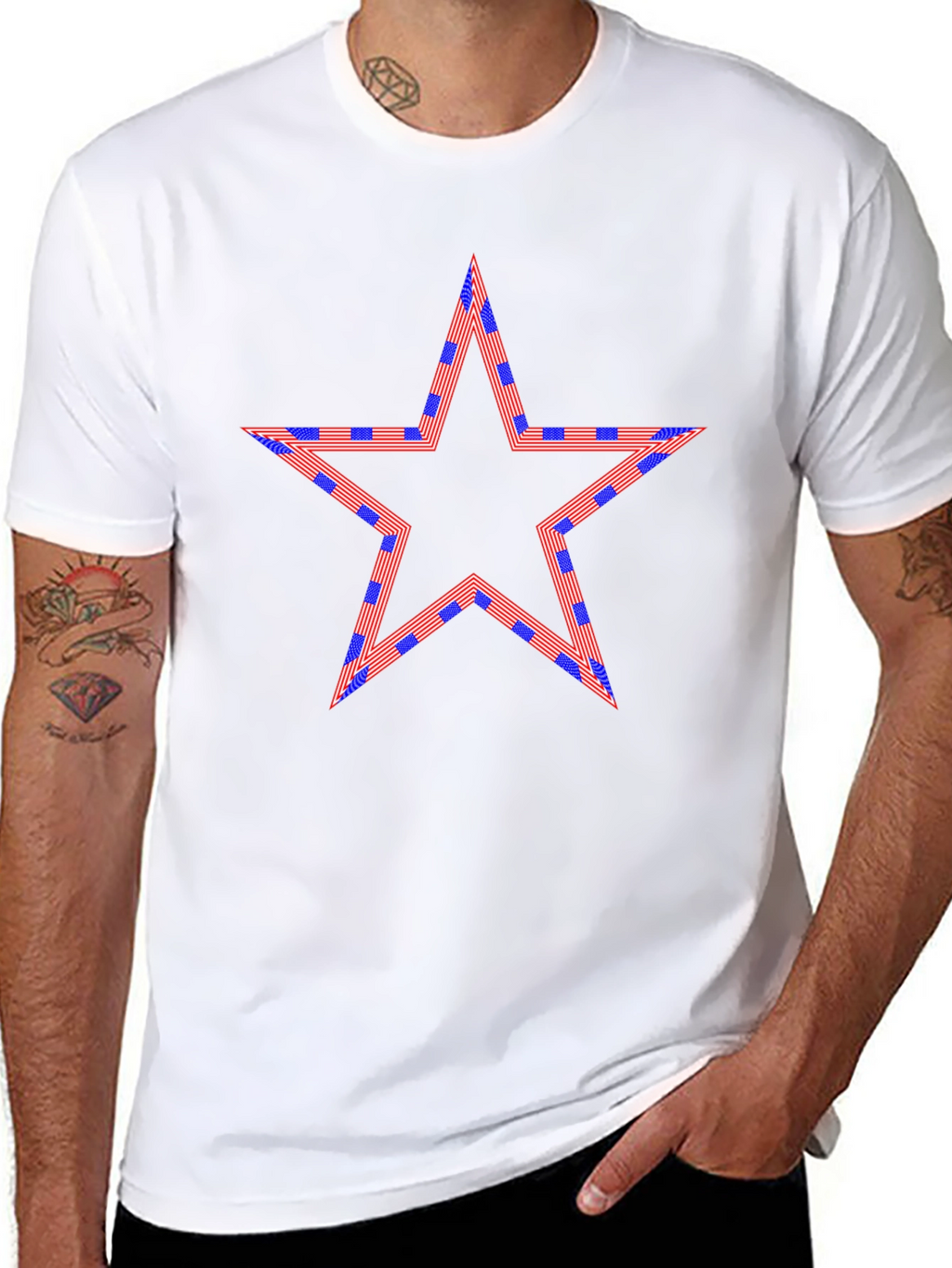 Star Graphic Black T-Shirt