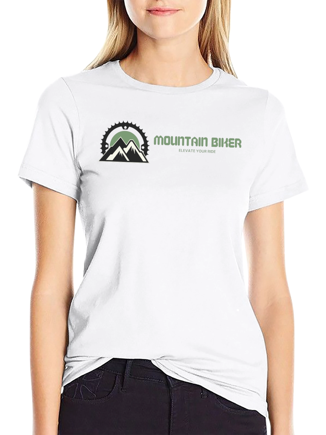 Mountain Biker Graphic Tee - Elevate Your Ride!