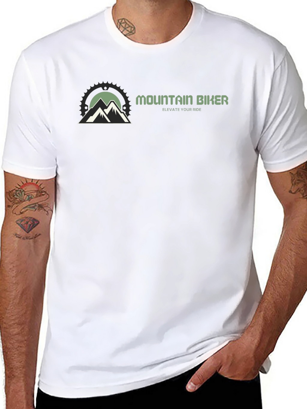Mountain Biker Graphic Tee - Elevate Your Ride!