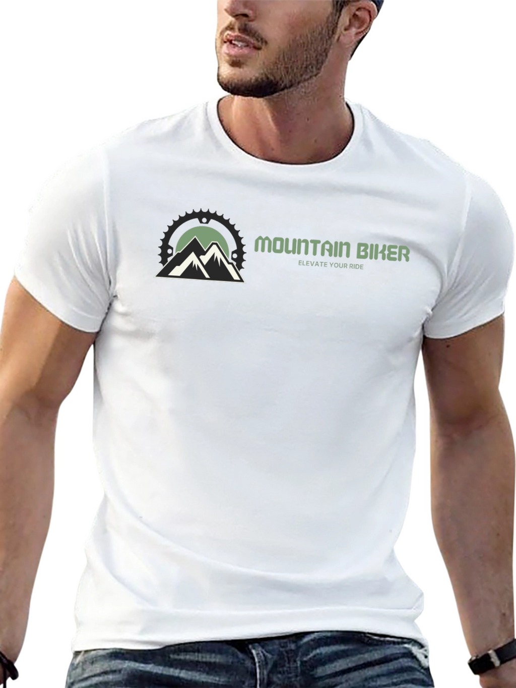 Mountain Biker Graphic Tee - Elevate Your Ride!