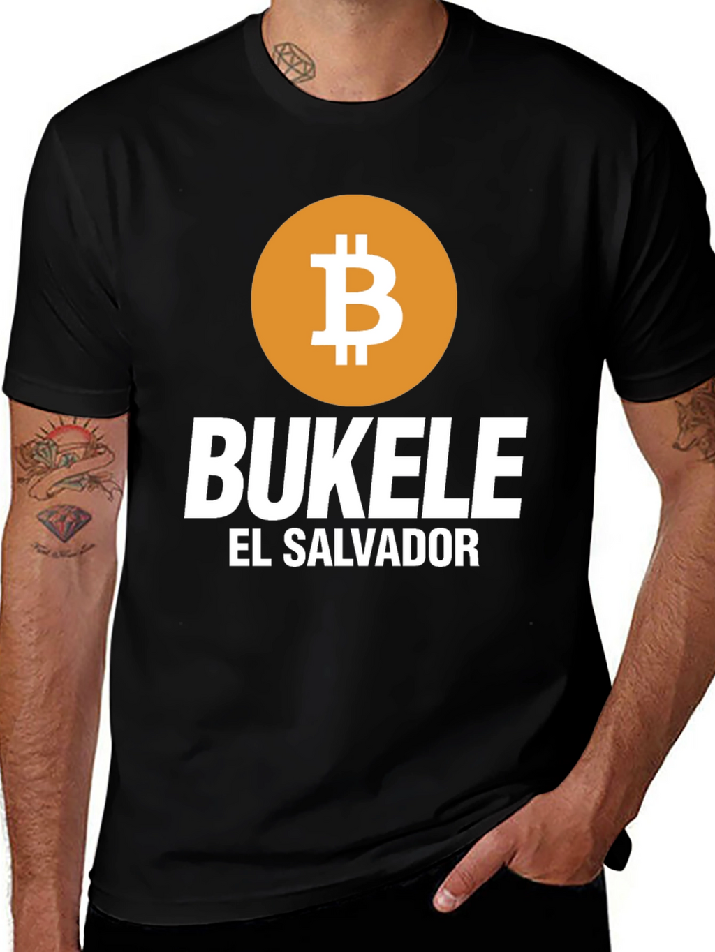 Bitcoin Bukele El Salvador T-Shirt - Crypto Tee