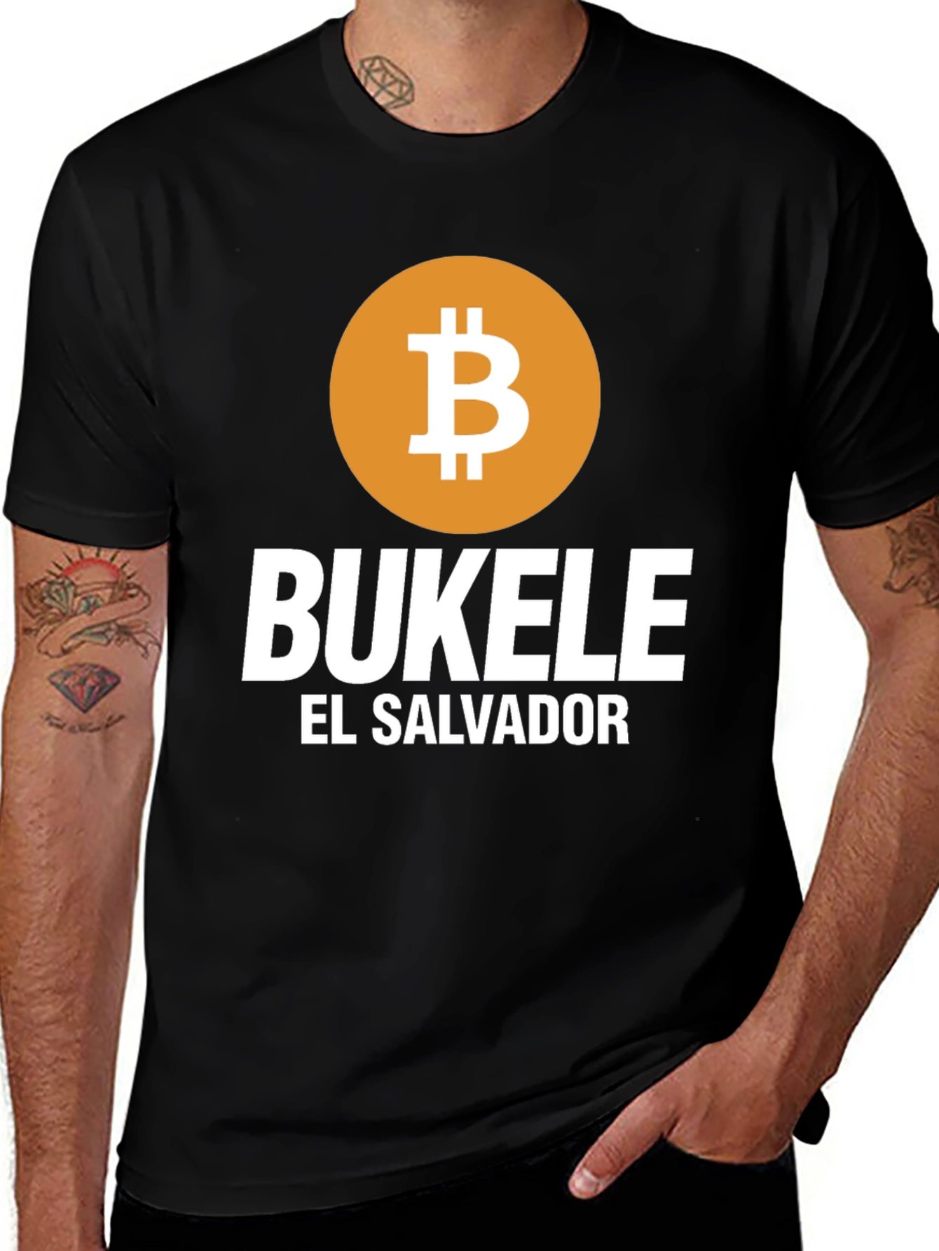 Bitcoin Bukele El Salvador T-Shirt - Crypto Tee