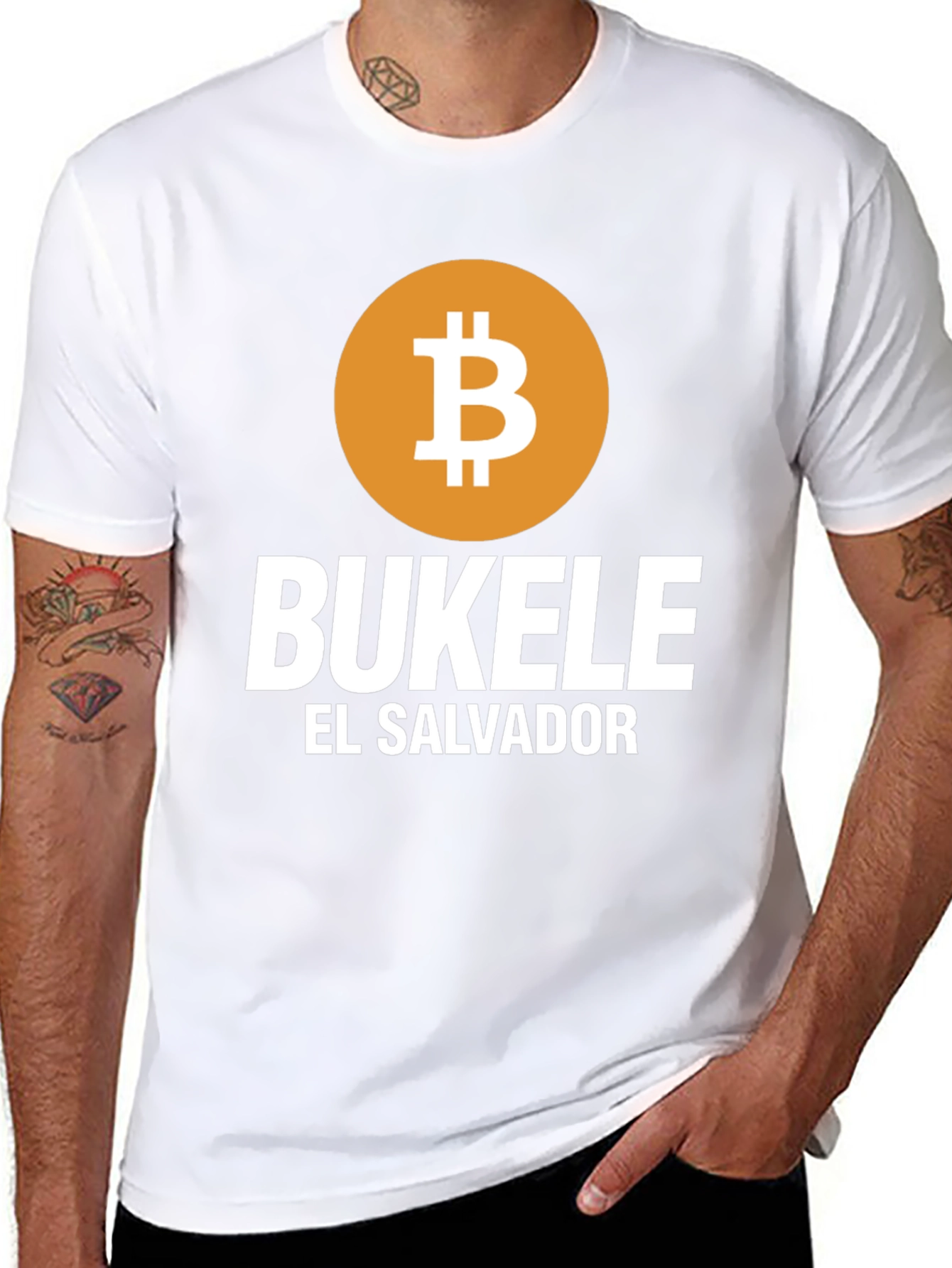 Bitcoin Bukele El Salvador T-Shirt - Crypto Tee