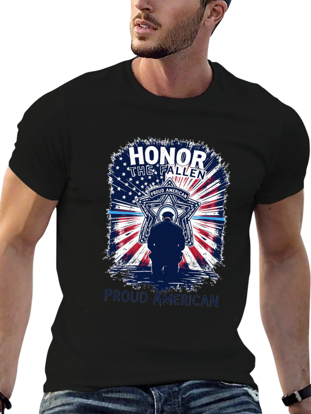 Honor The Fallen T-Shirt - Proud American Tee