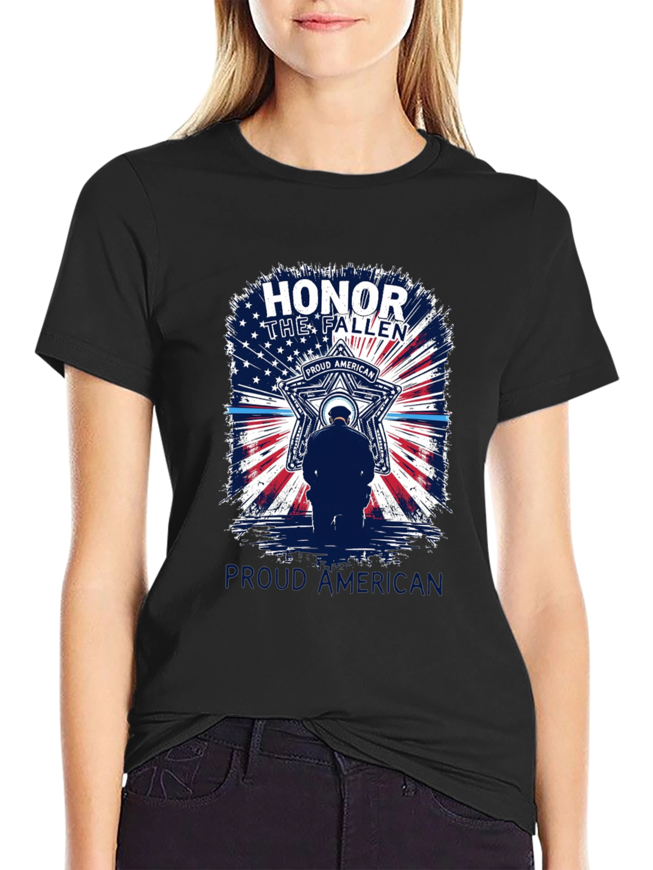 Honor The Fallen T-Shirt - Proud American Tee