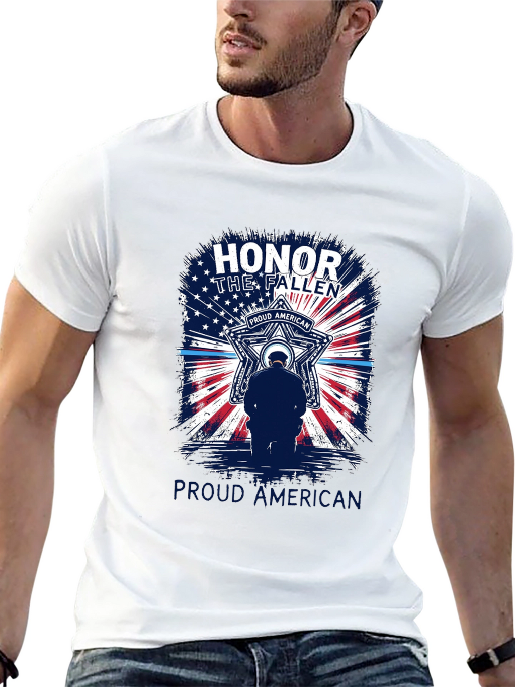 Honor The Fallen T-Shirt - Proud American Tee