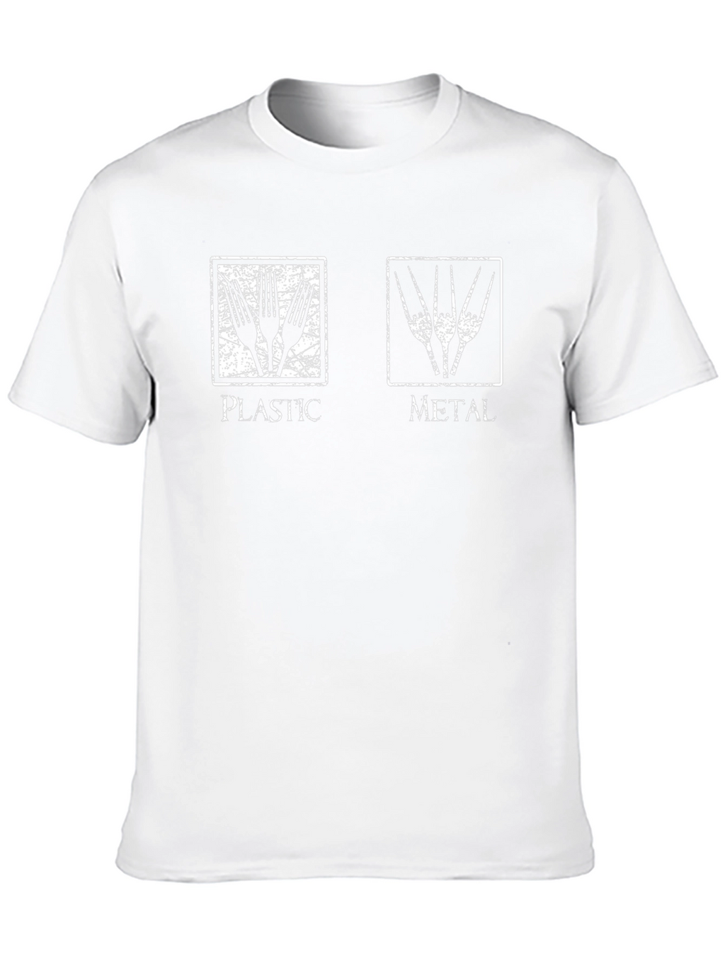 Plastic or Metal Forks Graphic Tee