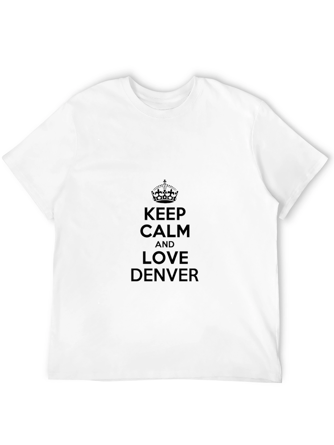 Keep Calm and Love Denver Black T-Shirt
