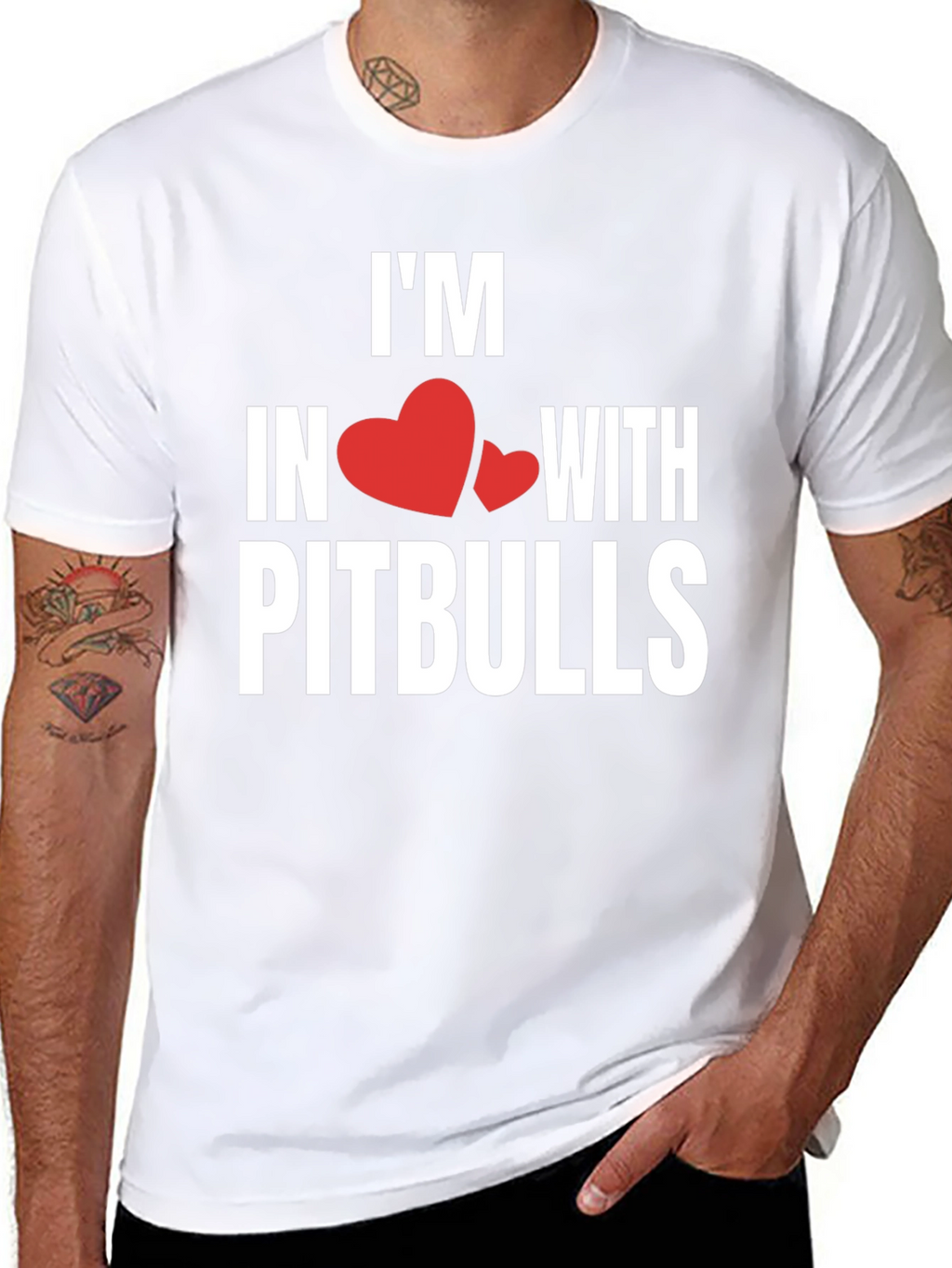 Im In Love With Pitbulls T-Shirt