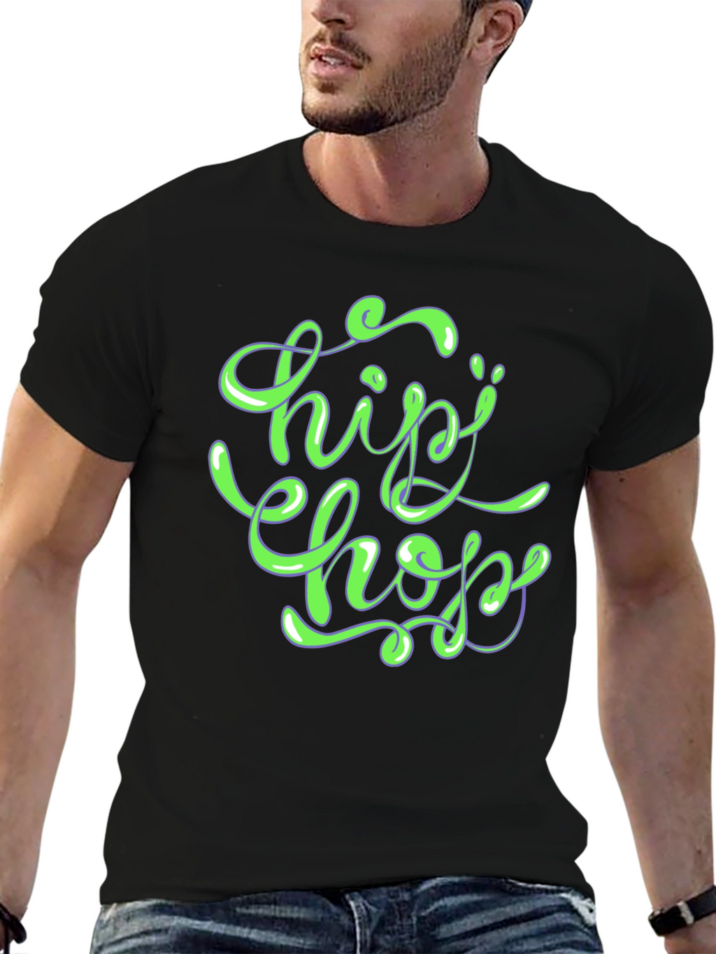 Hip Hop Graphic T-Shirt - Stylish Urban Design