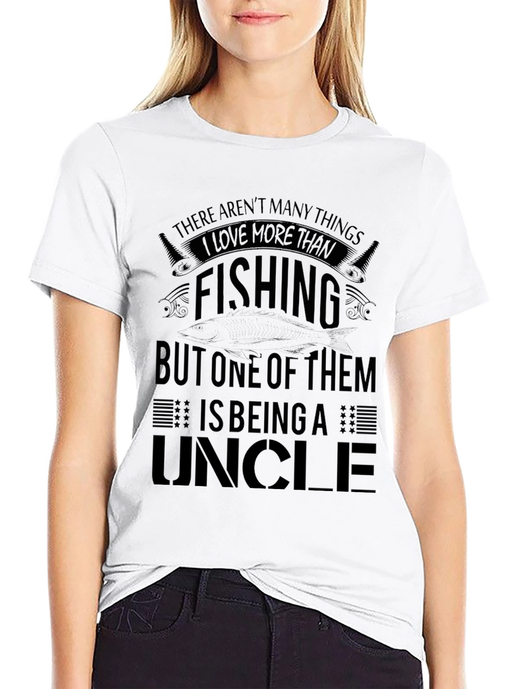 Fishing Uncle T-Shirt - Love More Than Fishing!