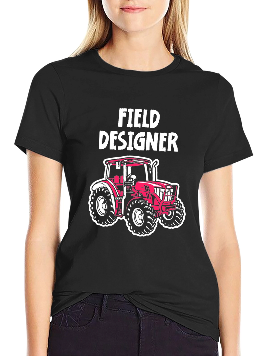 Field Designer Tractor Graphic T-Shirt