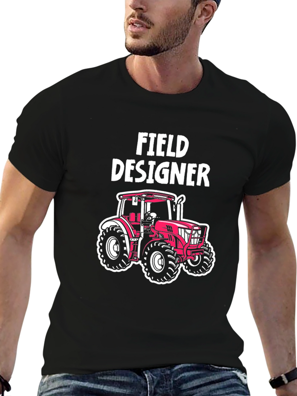 Field Designer Tractor Graphic T-Shirt
