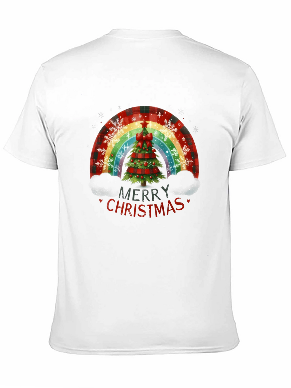 Merry Christmas Tree Rainbow T-Shirt